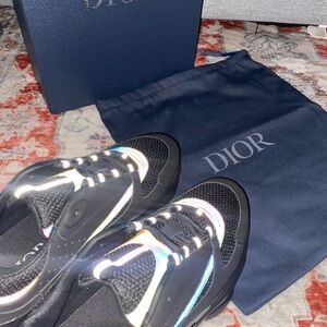 Dior Men's Iridescent Black Sneakers